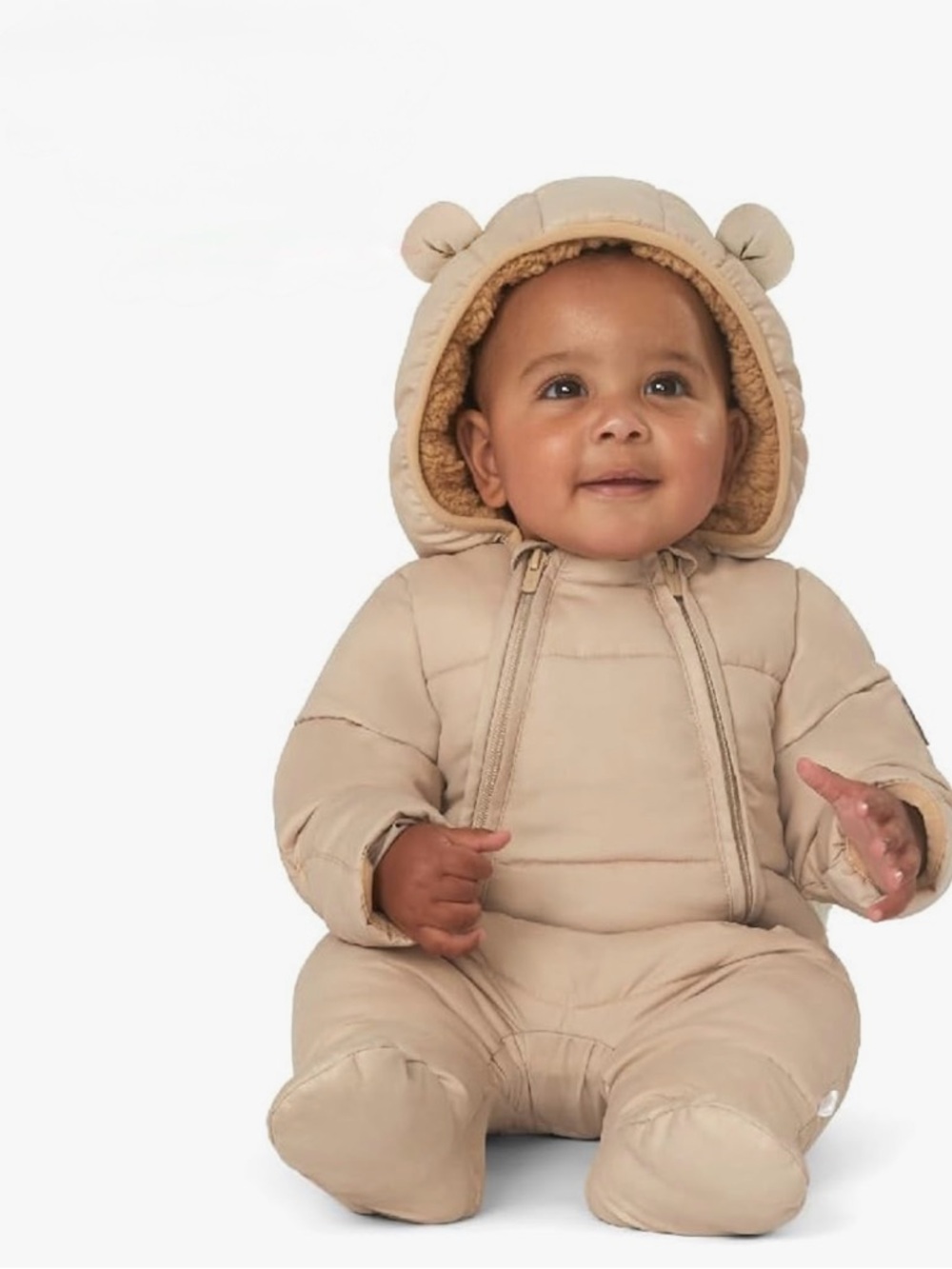 Huggies Unisex Baby Sherpa Lined Footed Snow Suit 12 Months